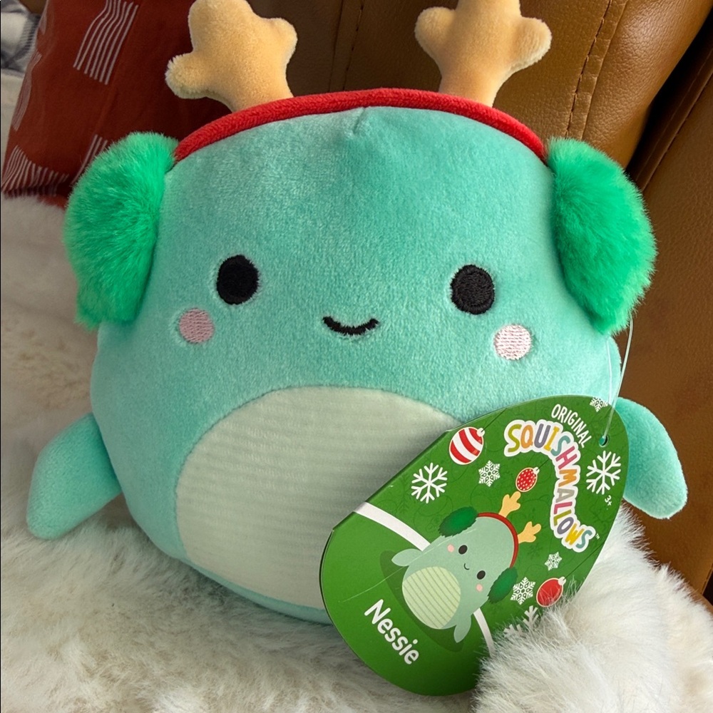 NWT Squishmallows 5” Christmas Plush | Nessie